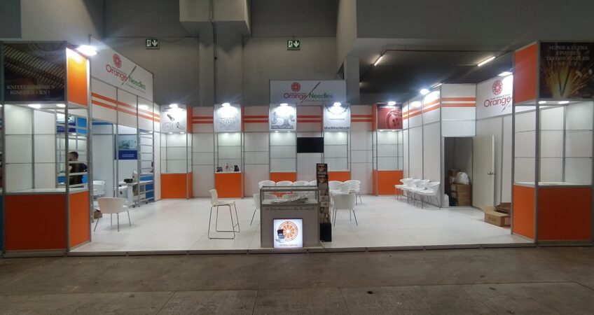 Modüler Octanorm Sistem-Dikis Makinaları Fuarı-Orange2  